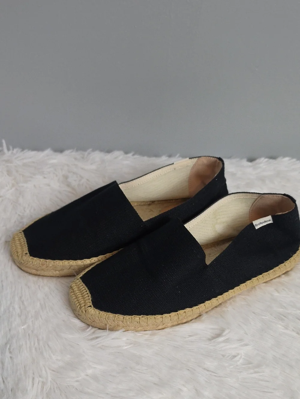 Soludos Women's Espadrille Dali Original Black, Size 8.5